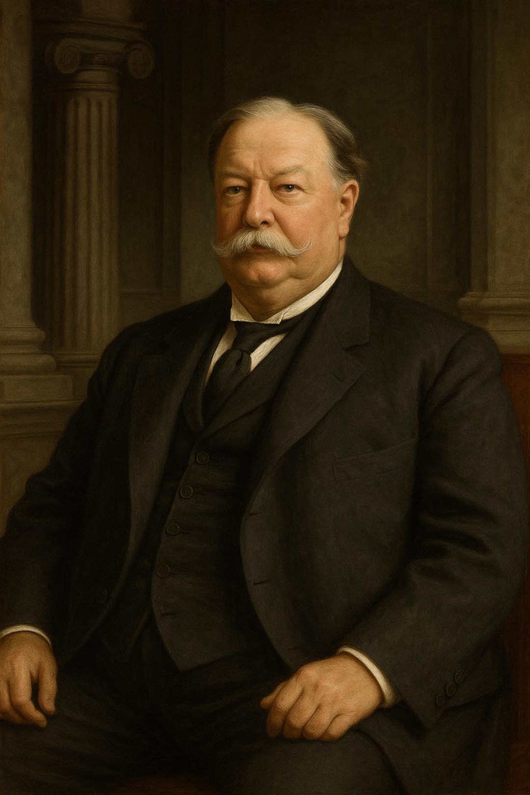 William Howard Taft Portrait: Vintage US History Art Print (digital ...