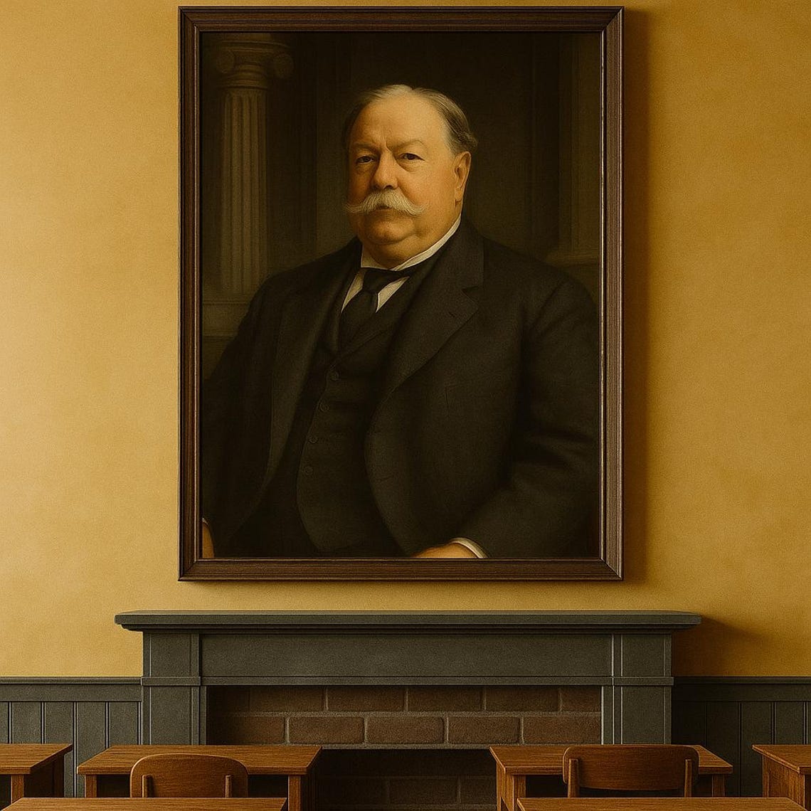 William Howard Taft Portrait: Vintage US History Art Print (digital ...