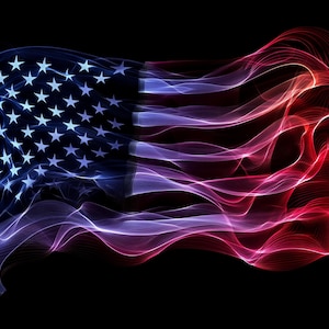 American Flag Digital Download | USA Patriotic Wall Art | American Flag Print | USA Flag Poster | 4th of July Decor | Independence Day decor