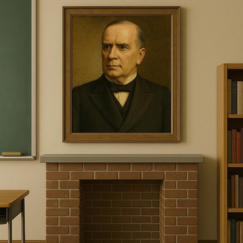 William Mckinley Portrait: Vintage Presidential Art Print (digital ...