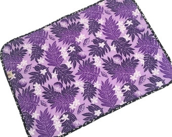 Wave Quilted Collection - Lawai Purple Dog or Cat Blanket