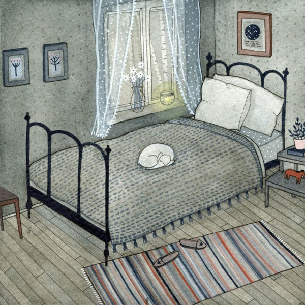 Bedroom (print)