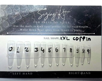 Press On Nails Sizing Kit: All Shapes & Lengths