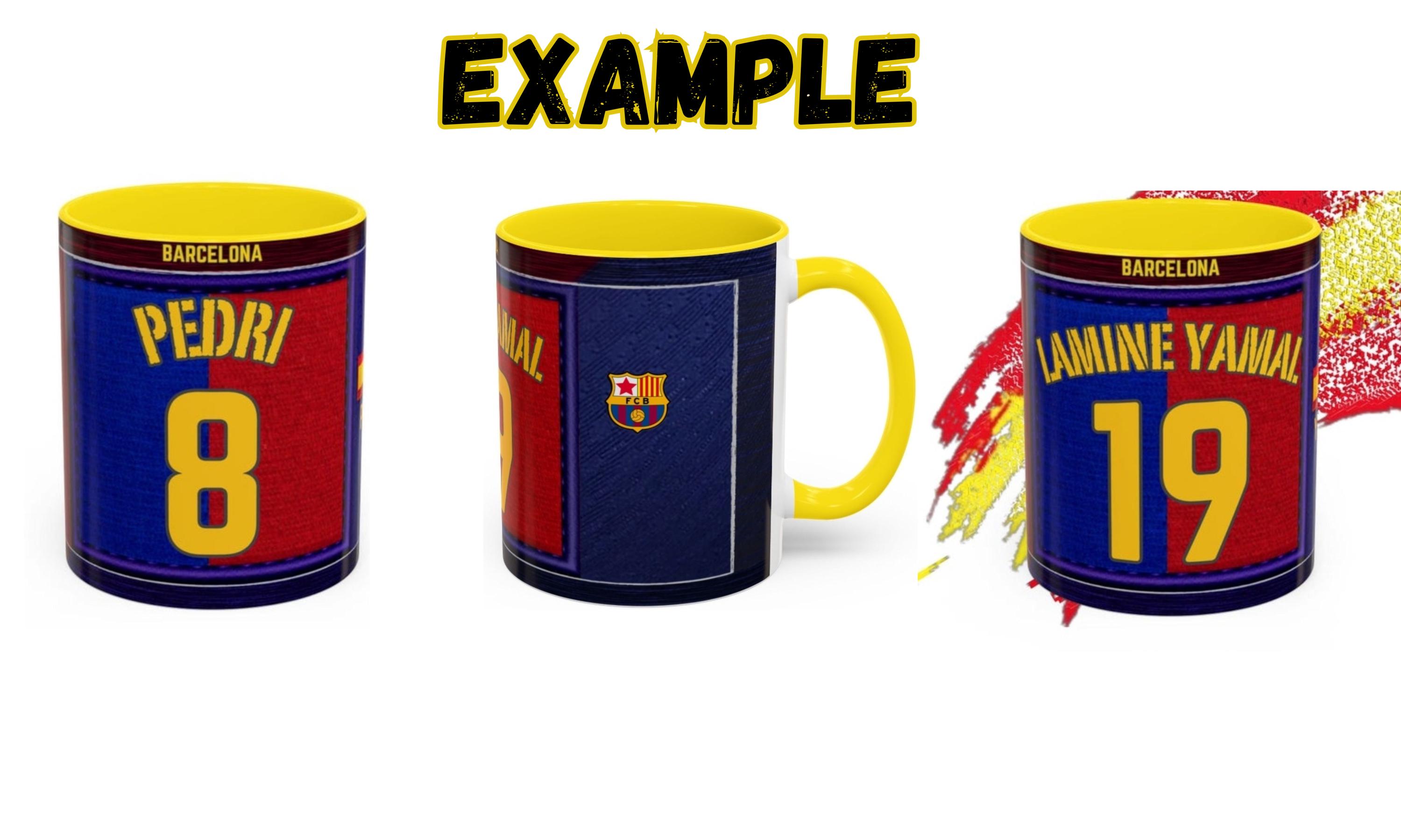 Mug FC Barcelona 12 Oz - Céramique, Design Drapeau, Micro-ondable