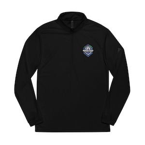 Respiratory Therapy Adidas Quarter-Zip Pullover -Embroidered Activewear for Fitness, Perfect for Sports, Casual Wear, Gift for Athletes