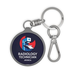Radiology Technician Keyring Tag - Personalized Gift for Medical Workers, Nurse Appreciation, Surgical Medical Gifts, Unique Keychain, [...]