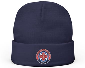 Gorro de punto bordado: regalo para el personal médico de emergencias médicas