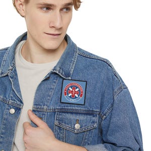 Chaos Coordinator EMT Iron-On Patches, Fun Badge for Medical Professionals, Emergency Service Gift, Denim Jacket Accessory, Nurse Decor