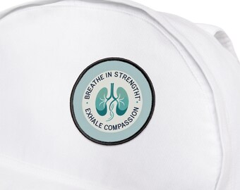 Parche termoadhesivo de terapeuta respiratorio: «Respira con fuerza»