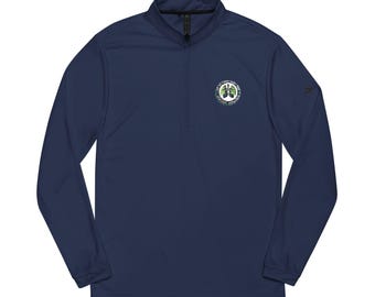 Respiratory Therapy Quarter-Zip Pullover: Athleisure Top, UPF 50+ Sun Protection