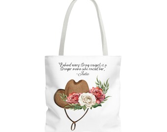 Inspirerende draagtas met bloemen: cadeau voor sterke vrouwen en moeders