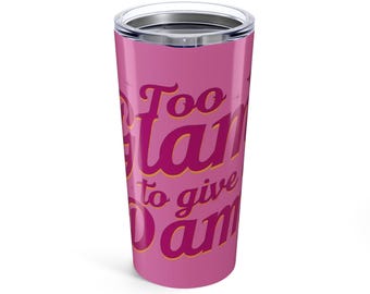 Vaso Glam de acero inoxidable: un divertido regalo de viaje