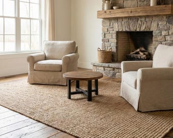 Tavolino da caffè Live Edge Wood: rovere rotondo con gambe in metallo