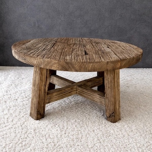 Handmade Reclaimed Barnwood coffee table: Rustic Farmhouse Accent Table