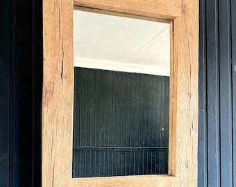 Altholz Wandspiegel: Rustikales Bauernhaus Dekor
