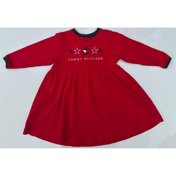 Vintage Tommy Hilfiger Dress Red 6-12 Months - Etsy Israel