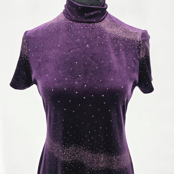 jessica howard petite sequin dress Jessica Howard Women's Petite Disco Velvet Sheath Dress (8P, Plum)  828659365369