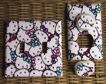 Hello Kitty Drawer Knobs Etsy