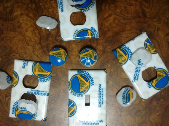 golden state warriors light switch cover