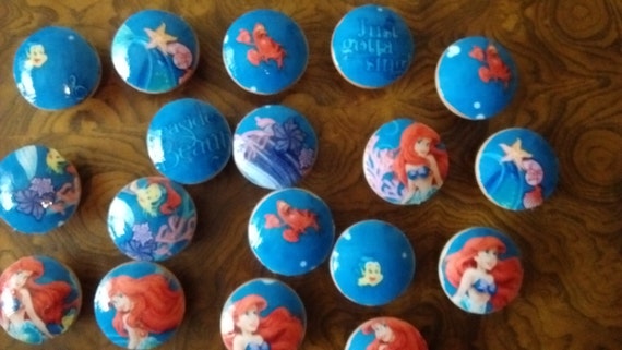 Handmade Knobs Drawer Pulls Little Mermaid Dresser Knob Pulls Etsy