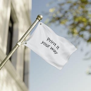Customizable Double Sided Flag for Home Decor, Personalized Garden Banner, Party Decoration, Event Signage, Outdoor & Indoor Display