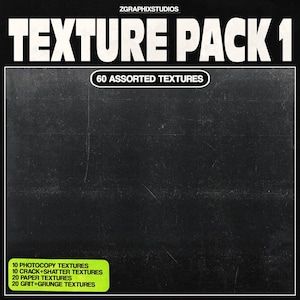 TEXTURE PACK 1, Photocopy, Grunge, Paper, Shatter, Crack, Textures For Photoshop And Designers
