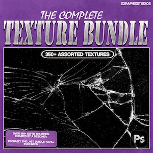PAQUETE DE MÁS DE 350 TEXTURAS, Tienda completa, Paquete de texturas, Texturas de Photoshop, Grunge, Granulado, Papel, VHS, Ruido, Salpicaduras, Escaneo, Grietas, Texturas PSD