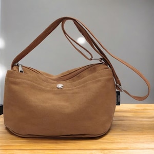 bandoulière en toile vintage pour femme | Sac à main unisexe pour téléphone et messager | Cadeau parfait pour un usage quotidien décontracté