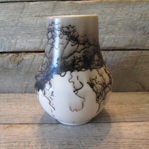 Ready to Ship! 6" tall  Horse Hair Pottery Vase - Made in Wyoming