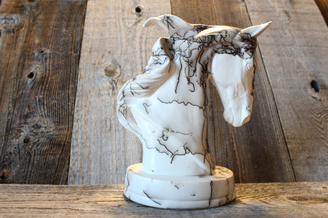 Saddlebred Horse Statue Horse Hair Pottery Horse Hair Raku Etsy