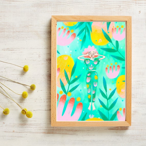 Items similar to Summer Dreams A4 Print Poster on Etsy