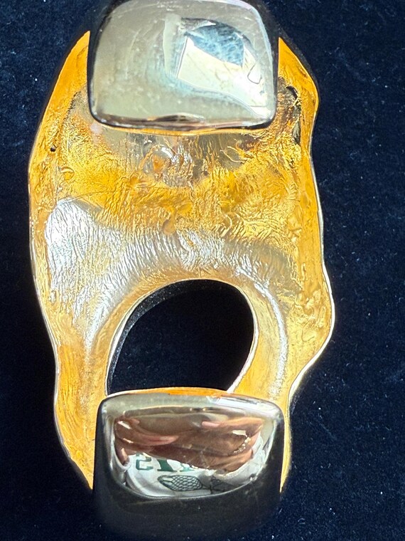 Statement Piece Gold Tone Cuff - image 5