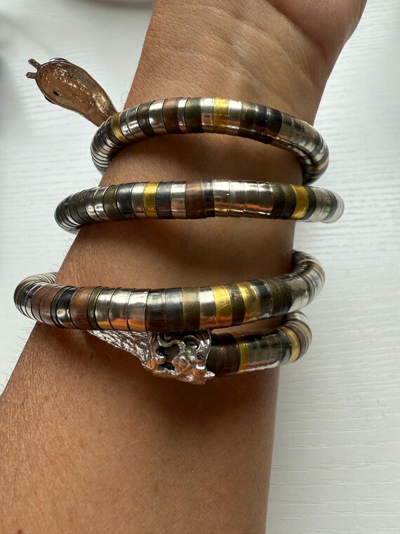 Cleopatra Coiled Snake Bracelet - image 3