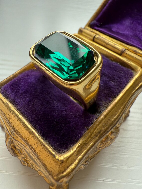 18k GP Statement Ring - image 4