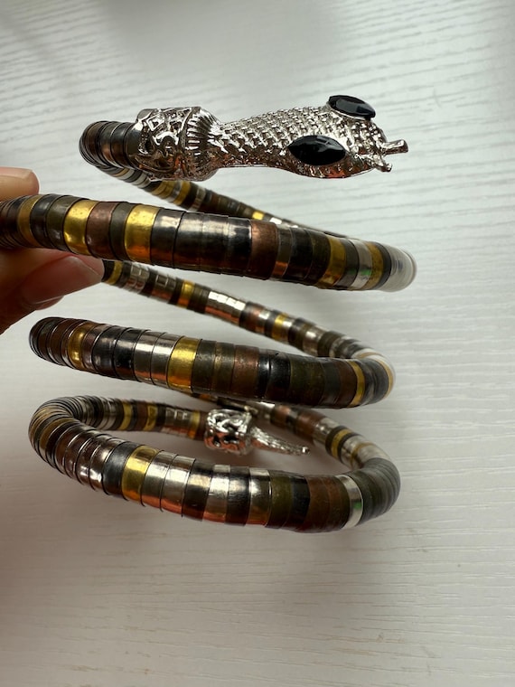 Cleopatra Coiled Snake Bracelet - image 4