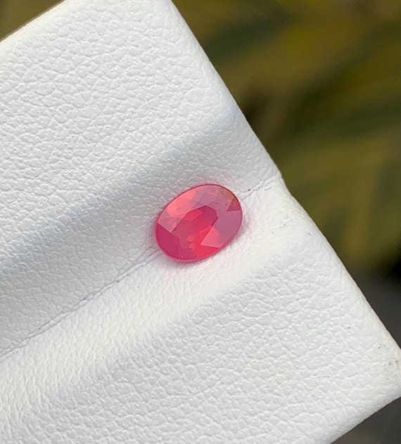 Natural Mahenge Spinel 0.58 Carat | Bright Pink 6mm Oval | Tanzania Origin Loose Gemstone