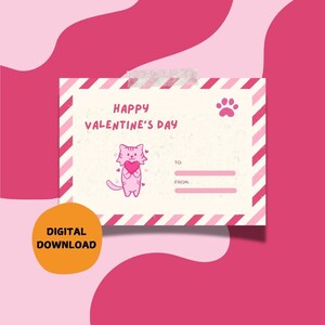 Cartões especiais de Dia dos Namorados, Cartão de Dia das Galentine, Presentes digitais para impressão, Envie amor instantaneamente, Saudações exclusivas, Bonito e simples