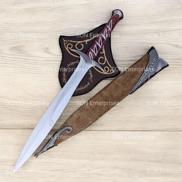 Sting Sword Replica | Hobbit LOTR Inspired Sword | Fantasy Collectible Cosplay Sword | Handcrafted Display Short Sword | Christmas Gift
