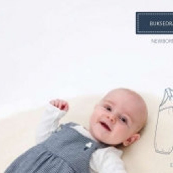 Minikrea 10450 Sewing Pattern Overall Playsuit for Newborn Babys Dänish Design