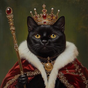 Royal Pet Portrait, Regal pet portrait, dog oil paint,  Queen pet portrait, King queen pet, Royal dog portrait, Renaissance Portraits paint