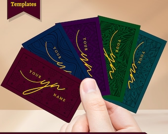 5-Pack of Cynosure Business Card Digital Templates - Sleek and Professional (Canva Editable)