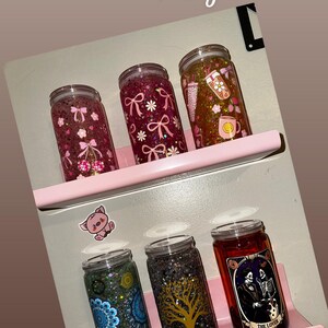 Pink Disco Snow Globe Tumbler