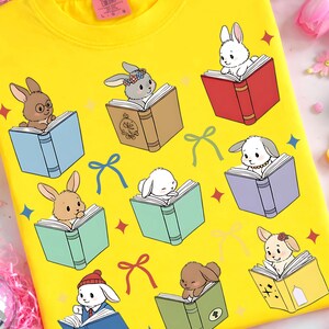 Bookish Bunny PNG, Easter Reader Clipart (Digital Download)