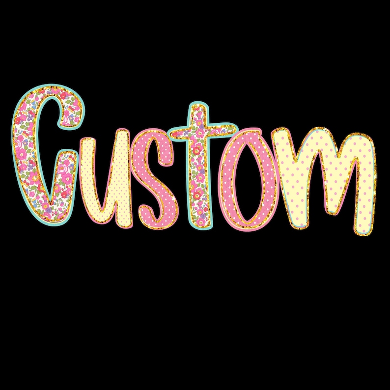 Name Customisation Custom Floral Name PNG, Personalized Shirt Design (digital Download) - Etsy