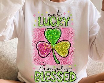 Blessed Shamrock PNG, Conception chrétienne de la Saint-Patrick (téléchargement numérique