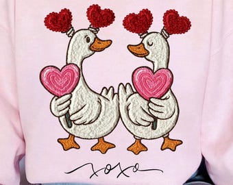 Faux Yarn Valentine Cute Couple  PNG ,Valentine Sublimation Design ,  Faux Yarn love Animal Design