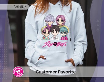 Sweat à Capuche Huntrix Kpop Pour Enfant – Imprimé Anime, Streetwear Unisexe Manches Longues