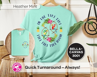 Disney Enchanted Tiki Room Shirt, Adventureland Tropical Graphic T-Shirt, Disney Attraction Tee