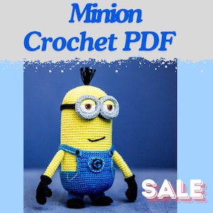 Minion Amigurumi Pattern, Easy Crocheting, Crochet Patterns, Minions, Presonalized Gift, Baby Shower Gift, Crocheting