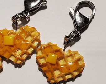 Heart Waffle Charm